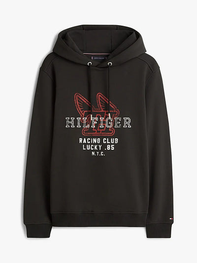 Graphic Terry Drawstring Hoody
