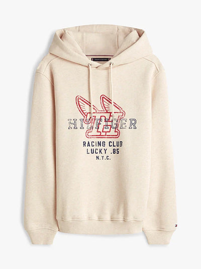 Graphic Terry Drawstring Hoody