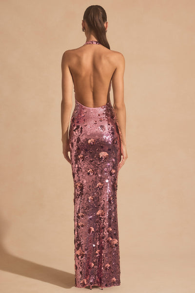 Nolira Halterneck Maxi Dress